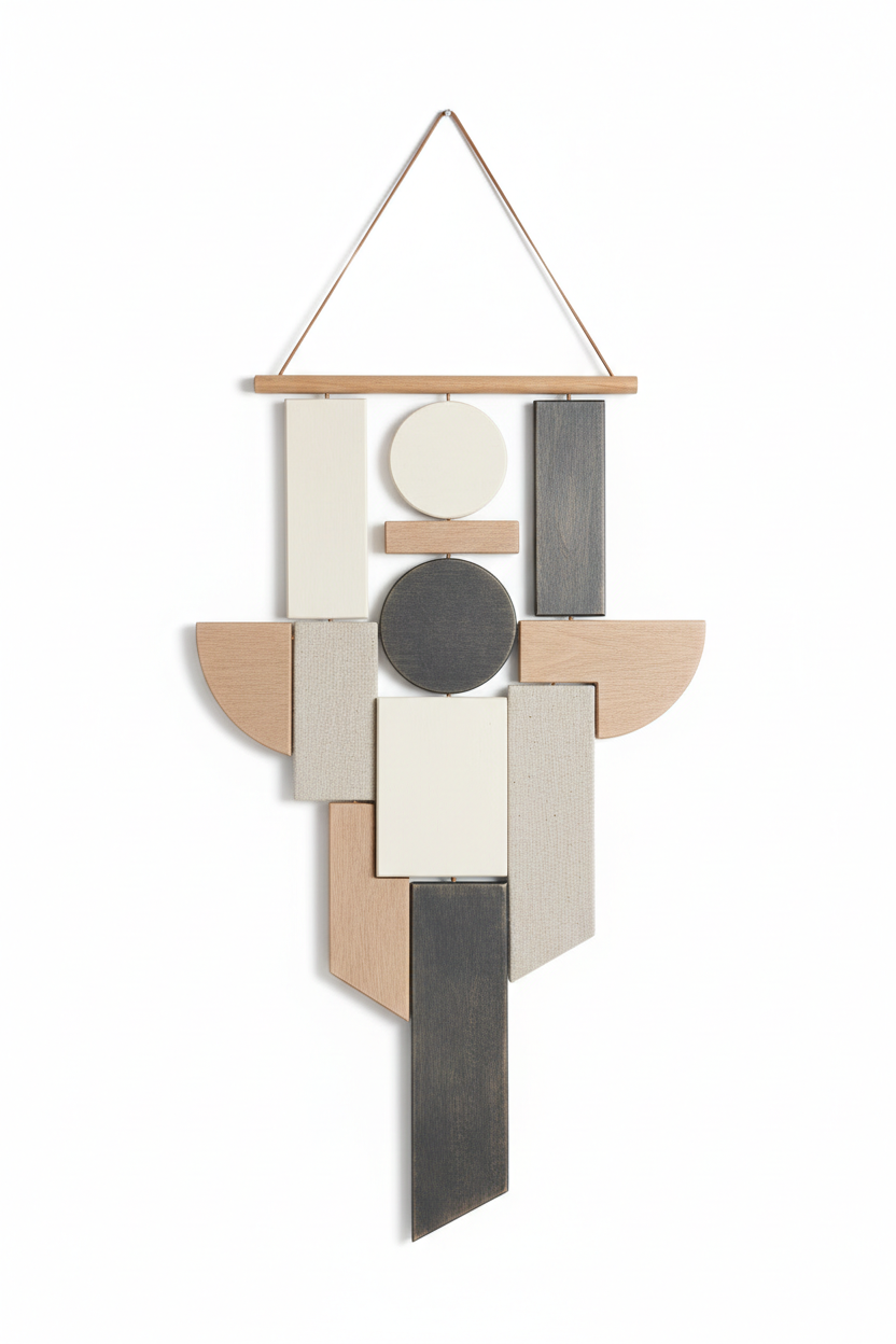 Geometric Shapes Wall Hanging